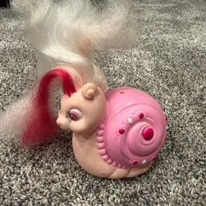 Keypers Snail Toys | Tonka Keypers Pink Snail Baby Pearl Coin Bank Toy Clean Vintage ...